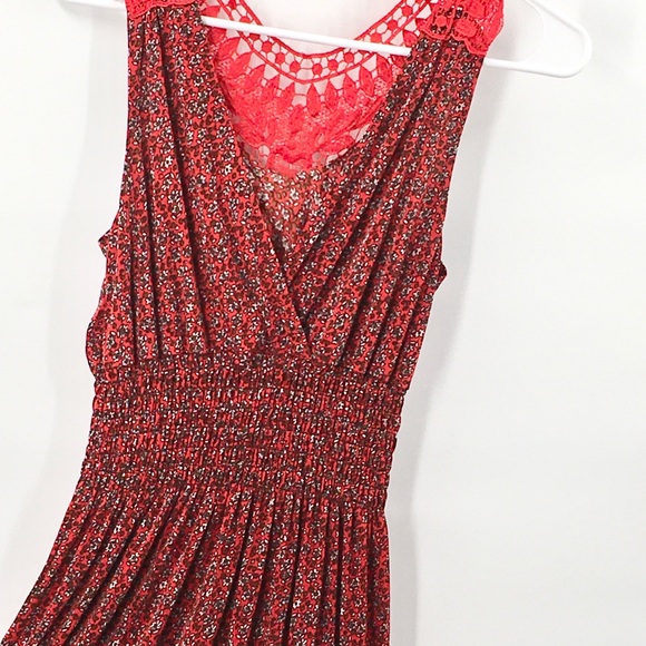 Ikat Gypsy Boho Chic India Crochet Sun Dre… - Picture 3 of 9